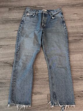 Agolde Women’s Straight-Leg Light Blue Denim Jeans